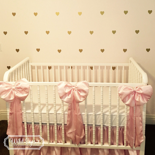 Polka Dot hearts Vinyl Wall Decal