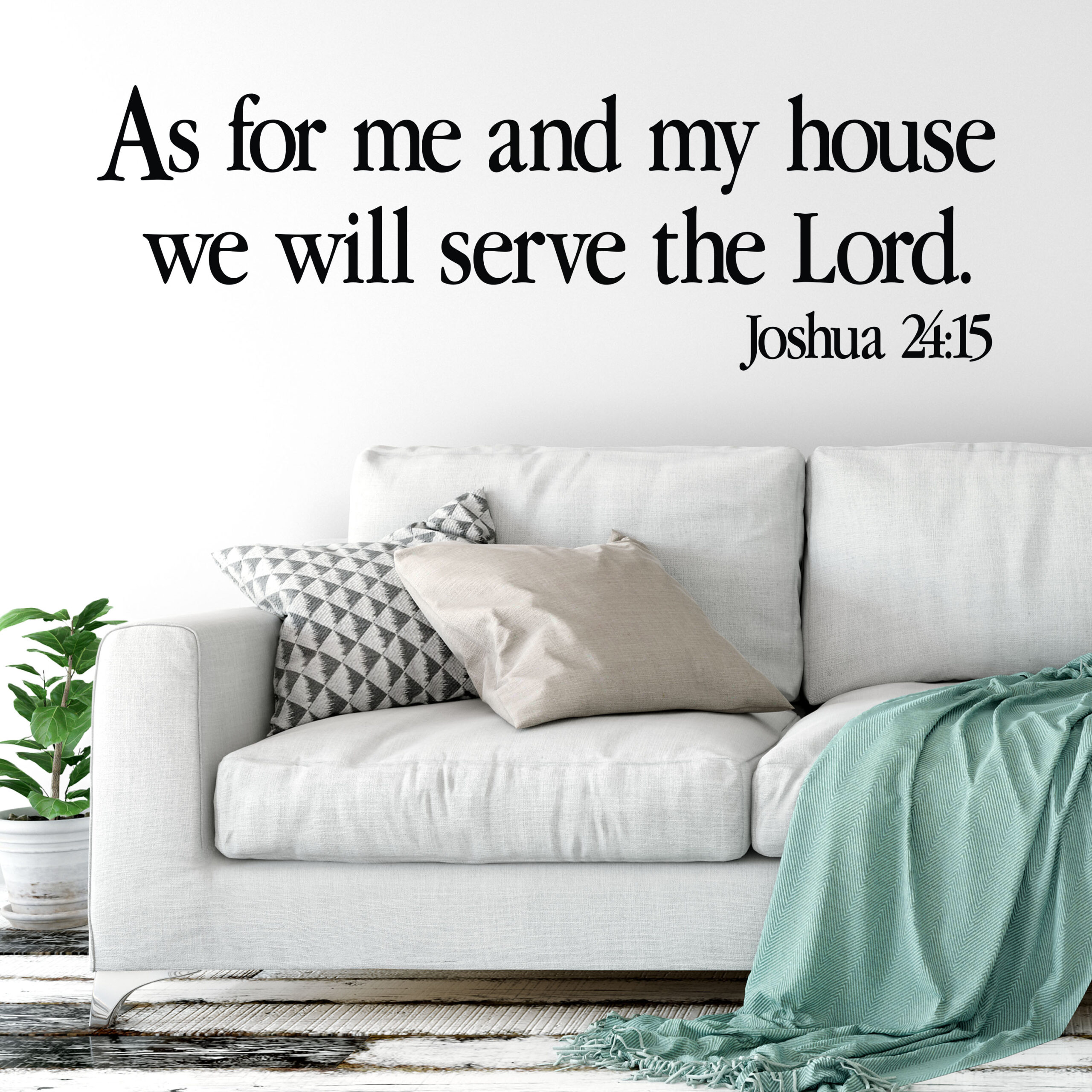 Joshua 24v15 Vinyl Wall Decal 7