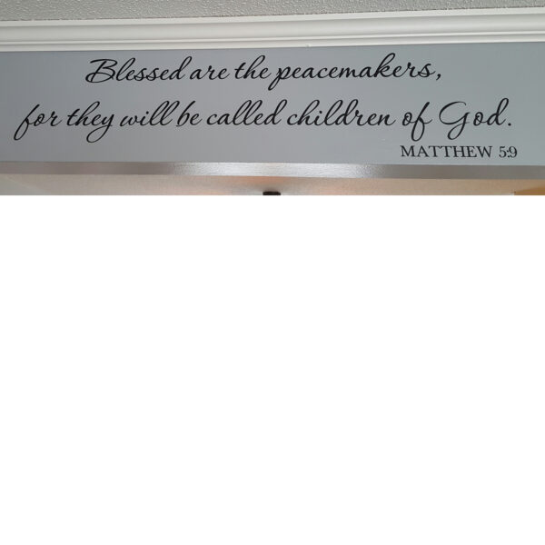 Matthew 5v9 Vinyl Wall Decal