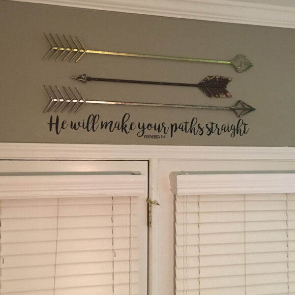 Proverbs 3v6 Vinyl Wall Decal 5