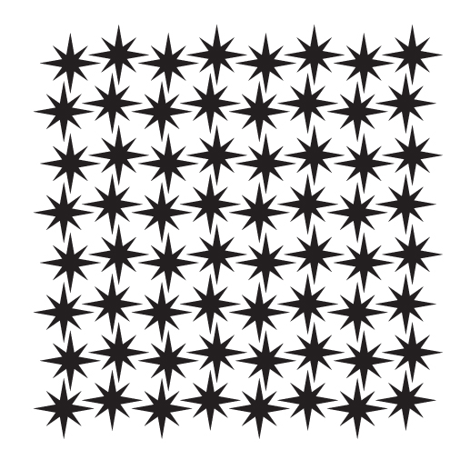 Stars, Compass Rose Vinyl Wall Decal by Wild Eyes Signs, Modern Nursery Room, Geometric Pattern, Silver Grey Gold, DIY, Ceiling Cosmic Starburst, GR3004 - Image 3