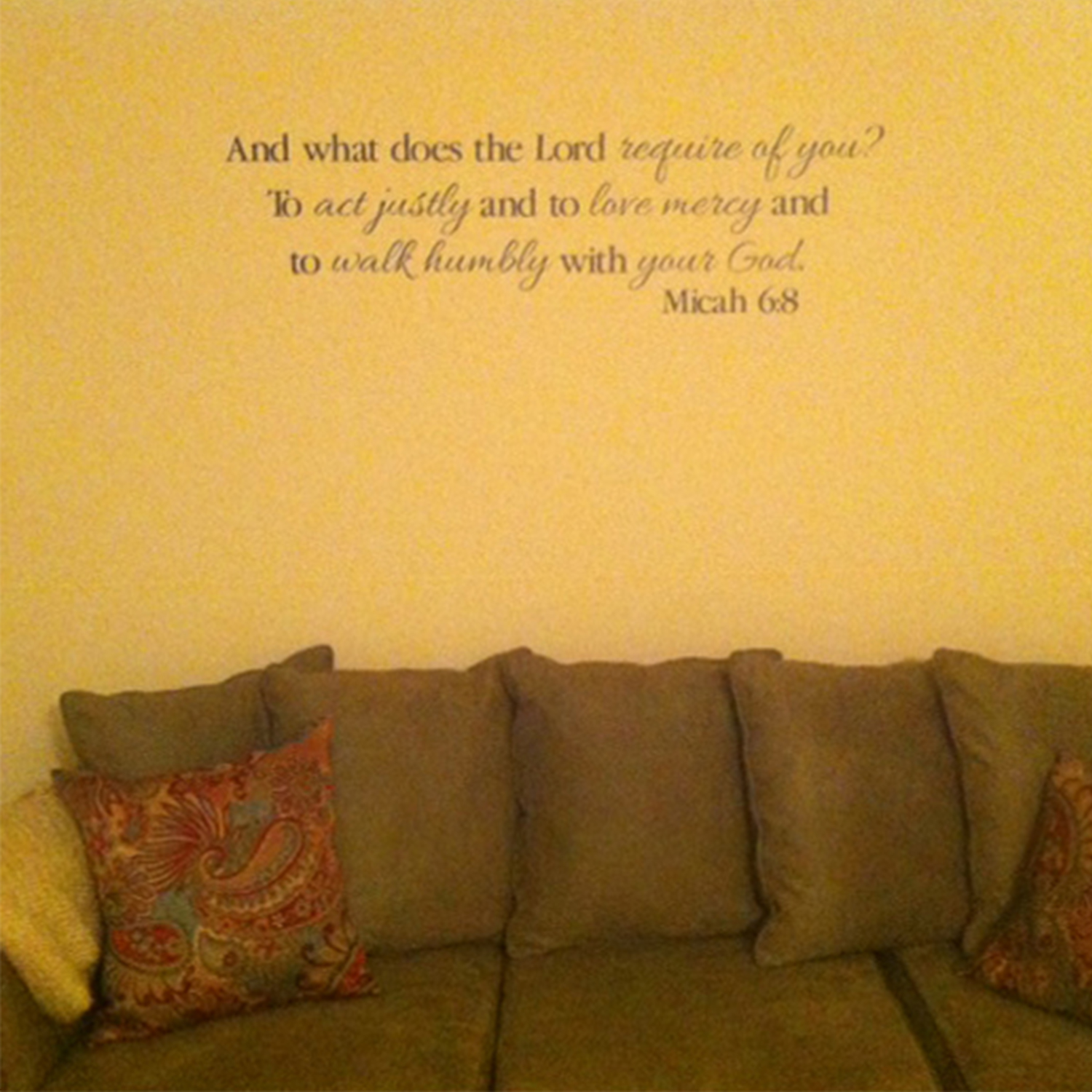Micah 6:8 Vinyl Wall Decal 2 by Wild Eyes Signs, Act Justly Love Mercy Walk Humbly with your God, Vinyl Wall Lettering, Modern Christian Home Decor, Scripture Bible Verse, MIC6v8-0002 - Image 5