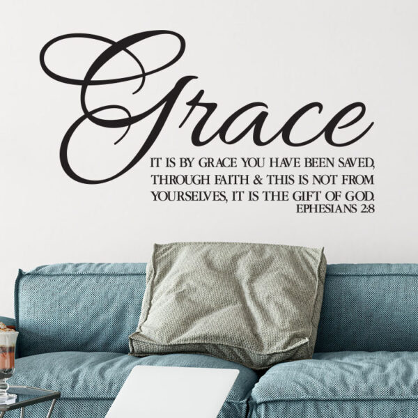 Ephesians 2:8 Vinyl Wall Decal