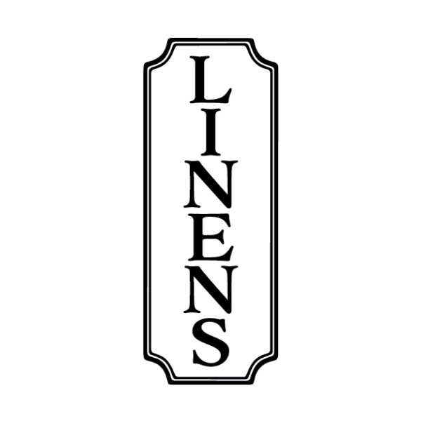 Linens Sign Vinyl Wall Decal
