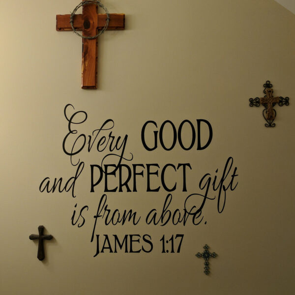 James 1:17 Vinyl Wall Decal 2