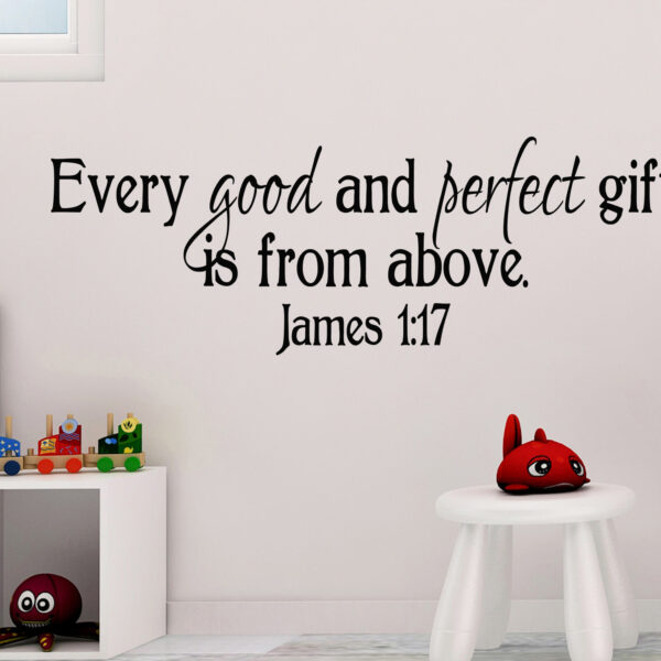 James 1:17 Vinyl Wall Decal 3