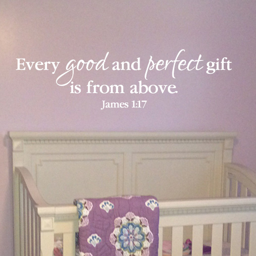 James 1:17 Vinyl Wall Decal 4