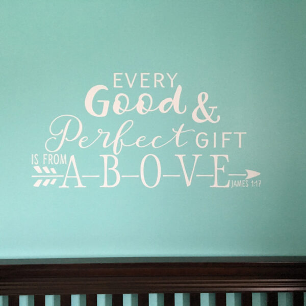 James 1:17 Vinyl Wall Decal 6