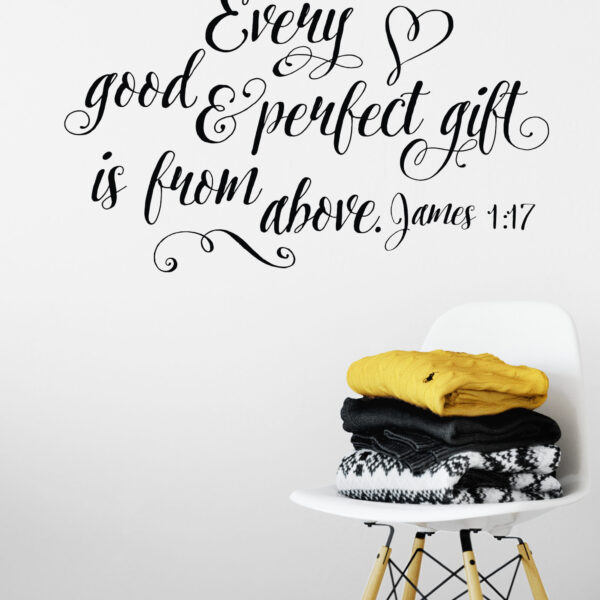 James 1:17 Vinyl Wall Decal 5