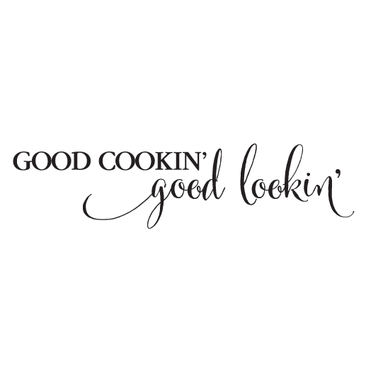 Good Cookin' Good Lookin' Vinyl Wall Decal by Wild Eyes Signs, Kitchen Lettering, Dining Room Art, Entry Way, Funny Kitchen Nook Saying, HH2068 - Image 2