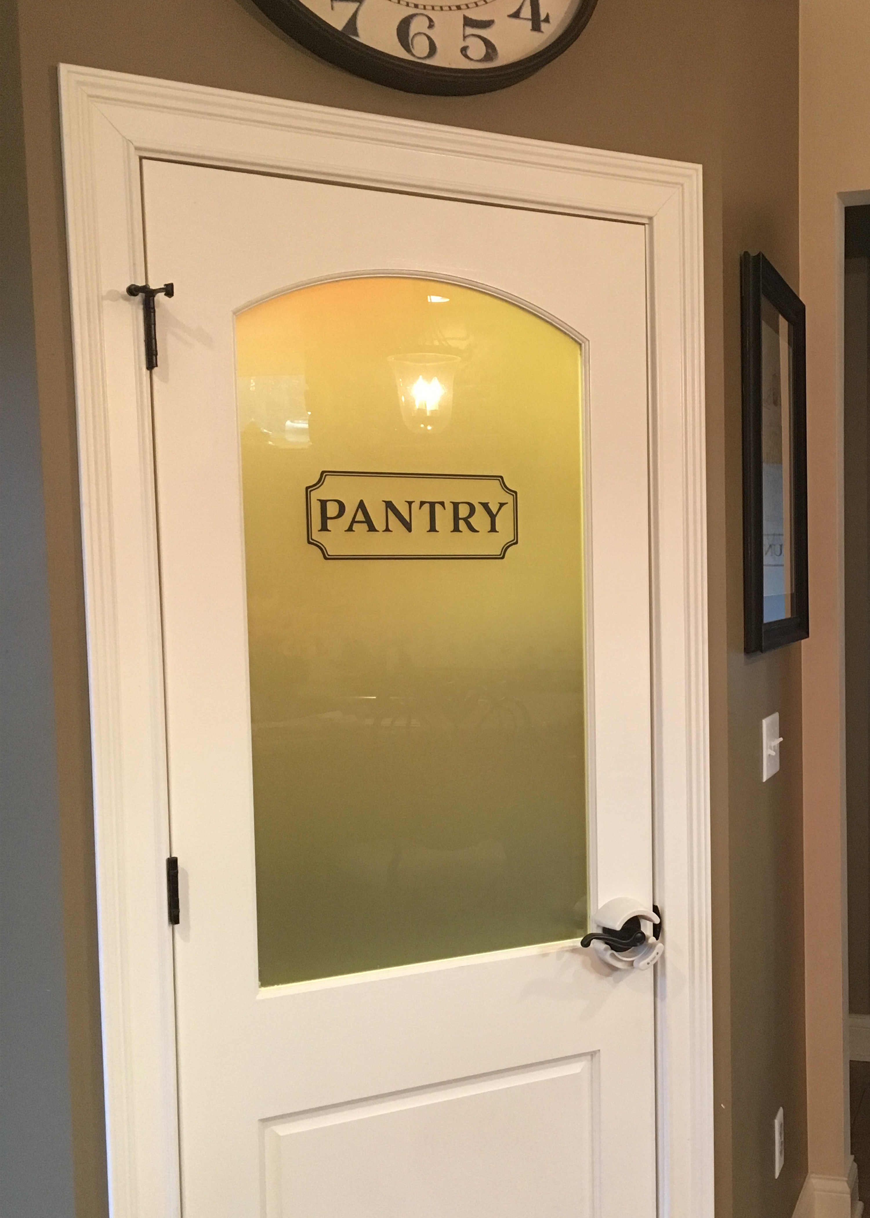 Pantry Vinyl Wall Decal 3 Kitchen Glass Door Decal Vinyl Lettering