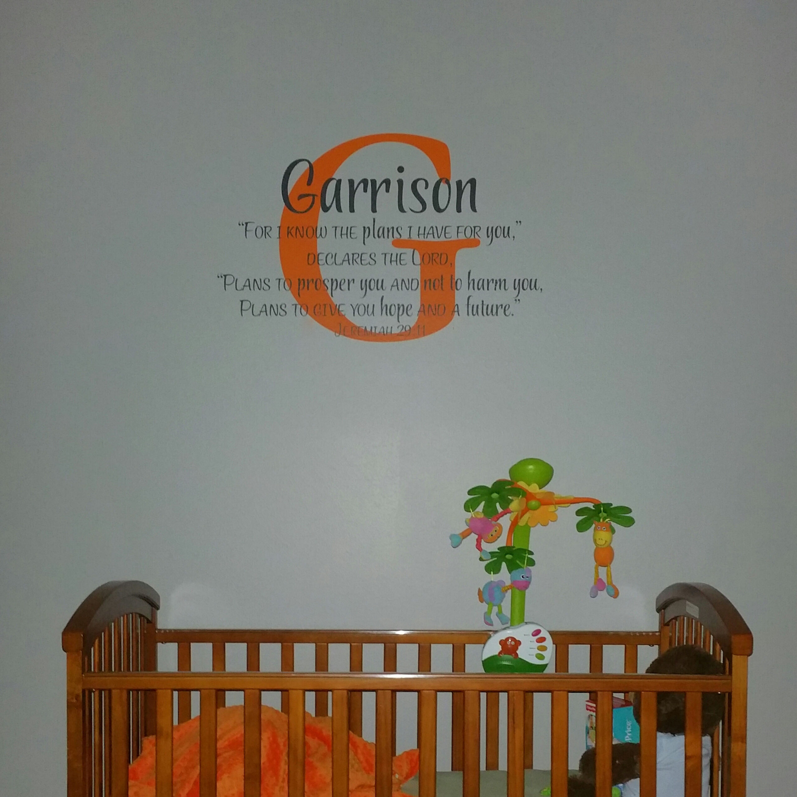 Jeremiah 29v11 Vinyl Wall Decal 21