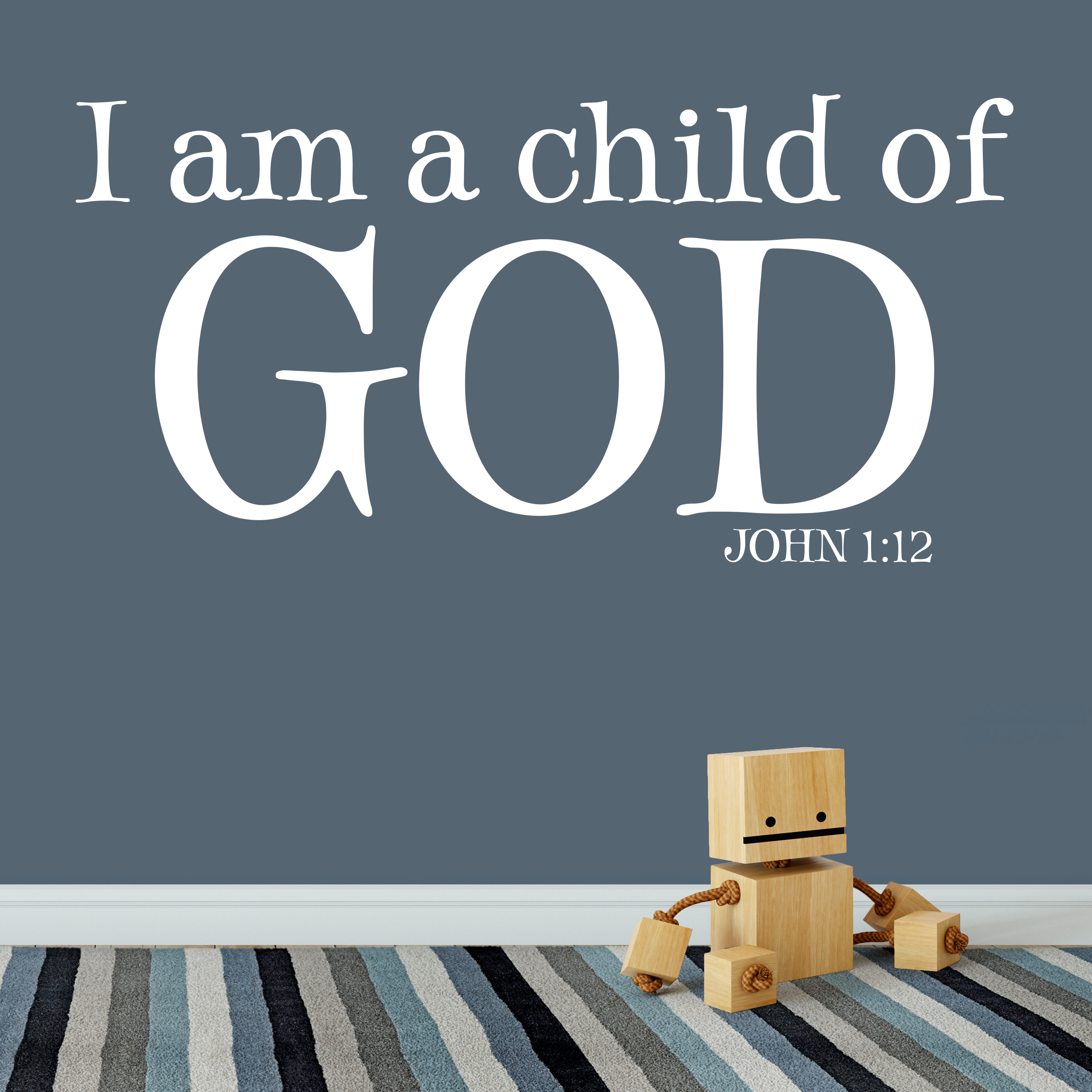 I Am The Daughter Of A King God No Fear Vinyl Wall Decal Bible Quote T28 