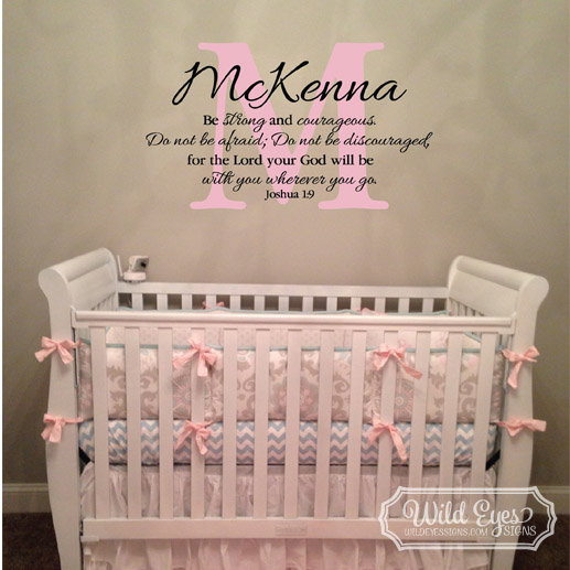 Joshua 1v9 Vinyl Wall Decal 8