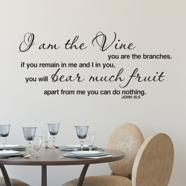 John 15v5 Vinyl Wall Decal 3