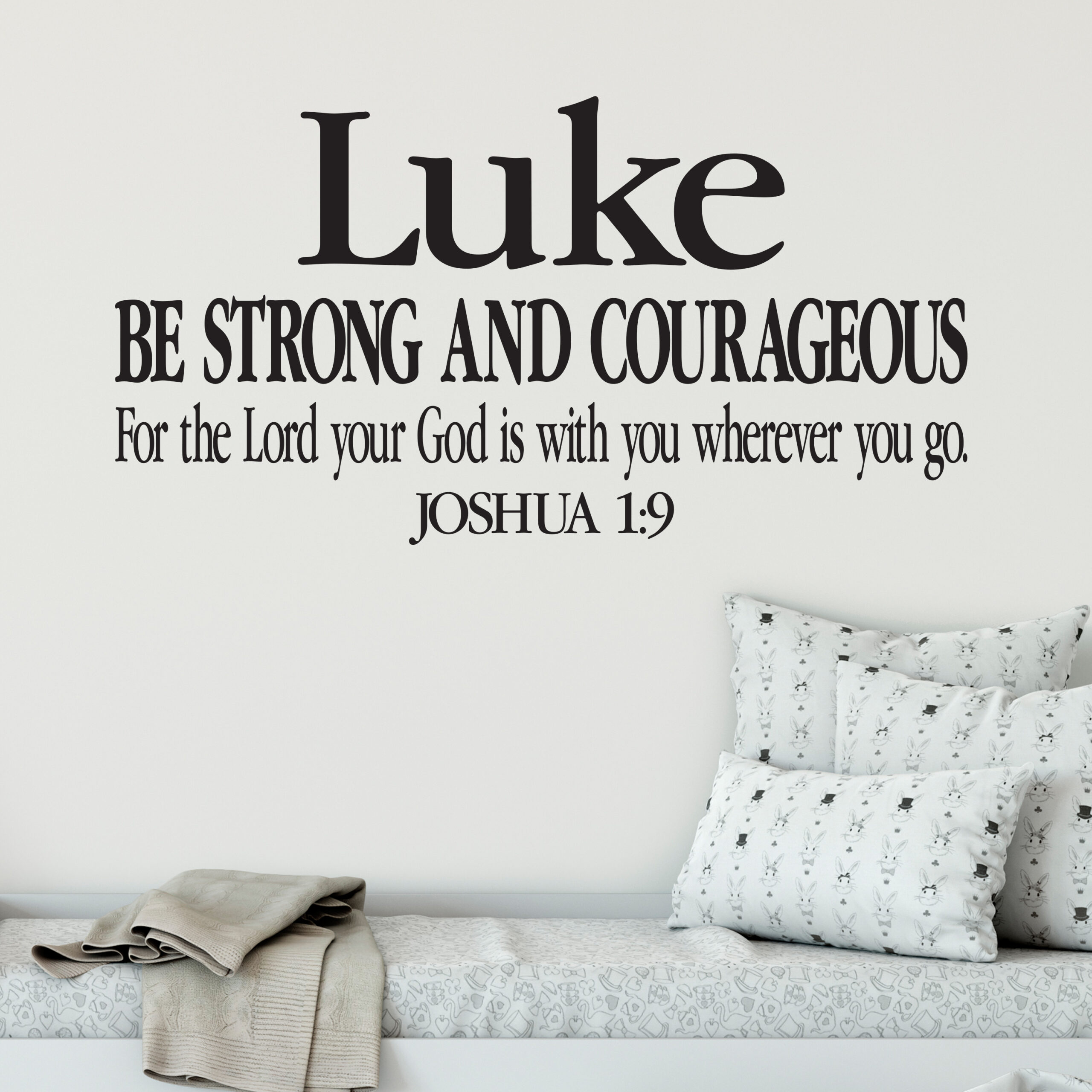 Joshua 1v9 Vinyl Wall Decal 12