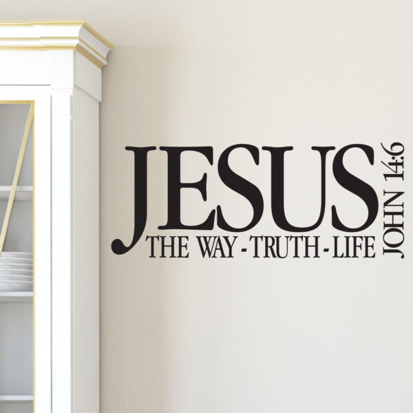 John 14v6 Vinyl Wall Decal 1
