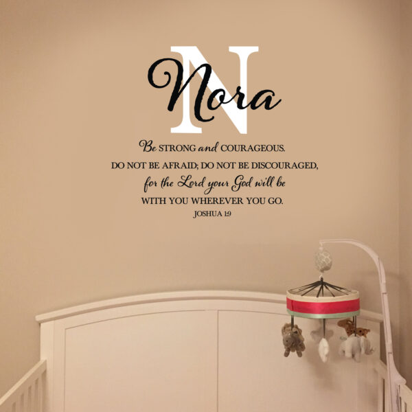 Joshua 1v9 Vinyl Wall Decal 24