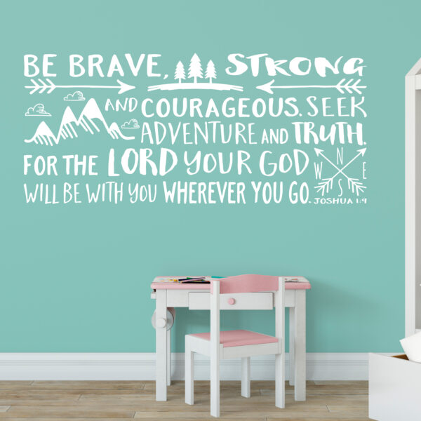 Joshua 1v9 Vinyl Wall Decal 25