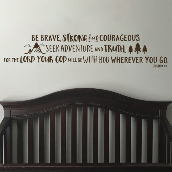 Joshua 1v9 Vinyl Wall Decal 26