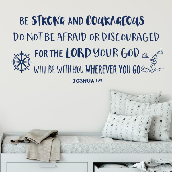 Joshua 1v9 Vinyl Wall Decal 40