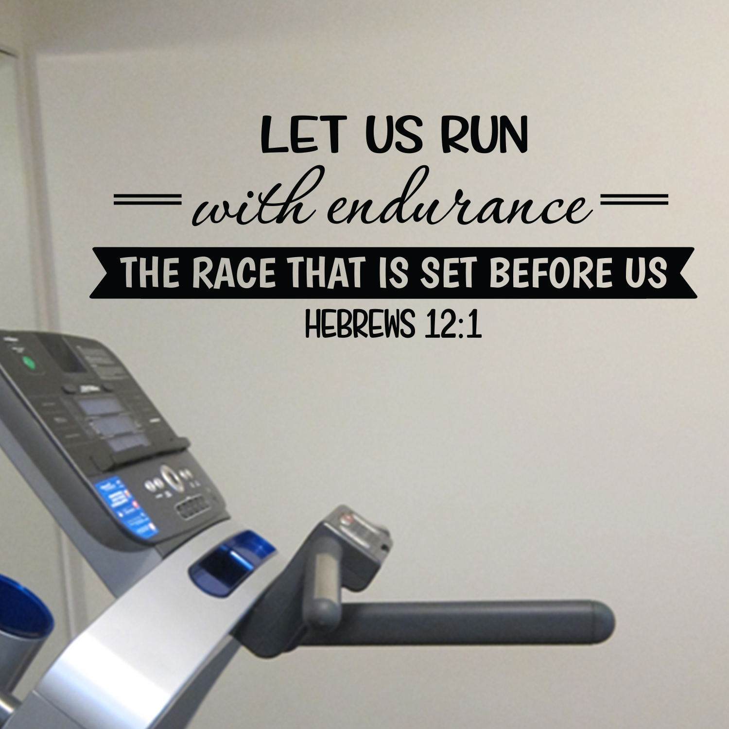 Hebrews 12v1 Vinyl Wall Decal 2