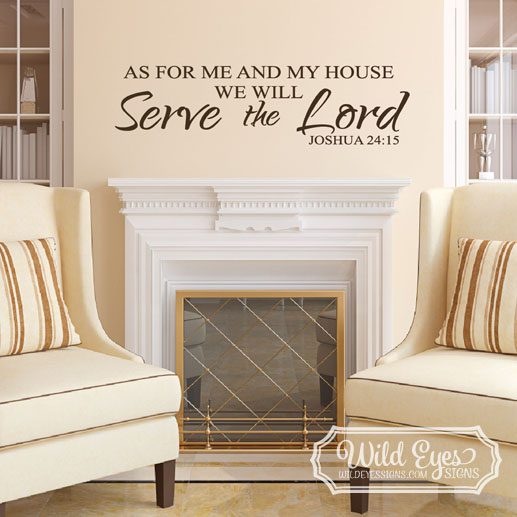 Joshua 24v15 Vinyl Wall Decal 1