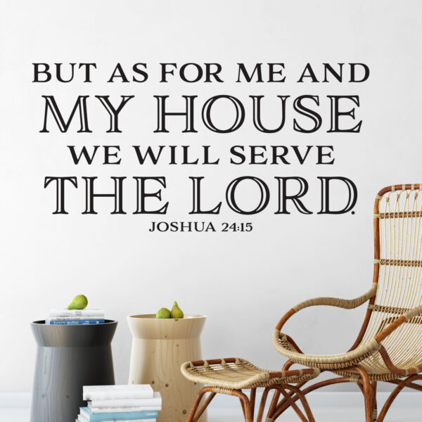 Joshua 24v15 Vinyl Wall Decal 15