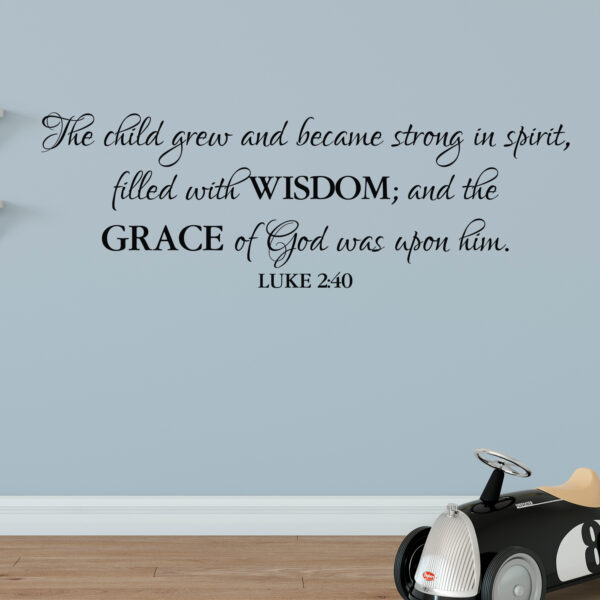 Luke 2v4 Vinyl Wall Decal 5