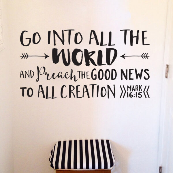 Mark 16v15 Vinyl Wall Decal 3