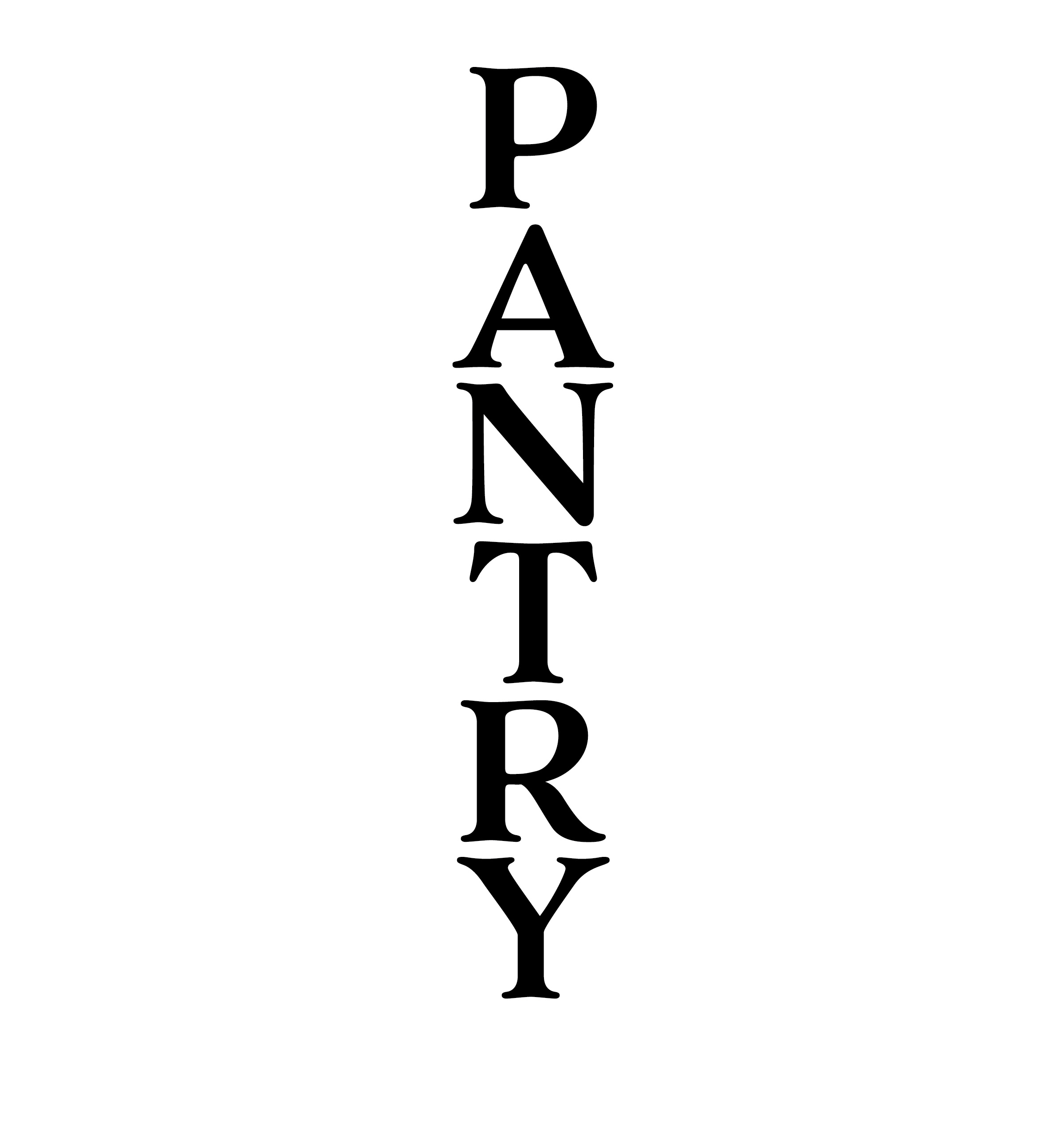 Pantry Vinyl Decal Pantry Decal Pantry Sign Pantry Door Decal Pantry Door  Sign Kitchen Wall Decal Kitchen Wall Art 