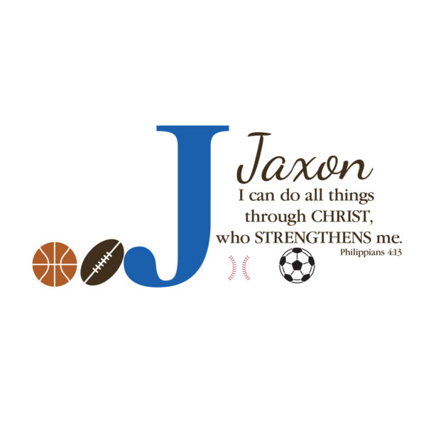 Philippians 4V13 Vinyl Wall Decal 4