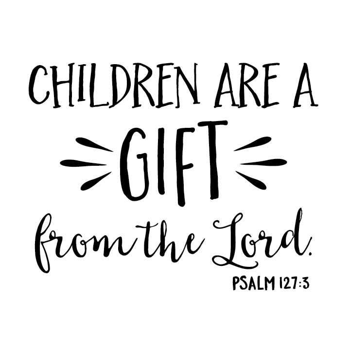 Psalm 127:3 Vinyl Wall Decal 6 by Wild Eyes Signs, Children are a Gift from the Lord, Religious Decal, Nursery Bible Verse, Tribal Theme, Family Blessing, Modern Home Decor, PS127V3-0006 - Image 2
