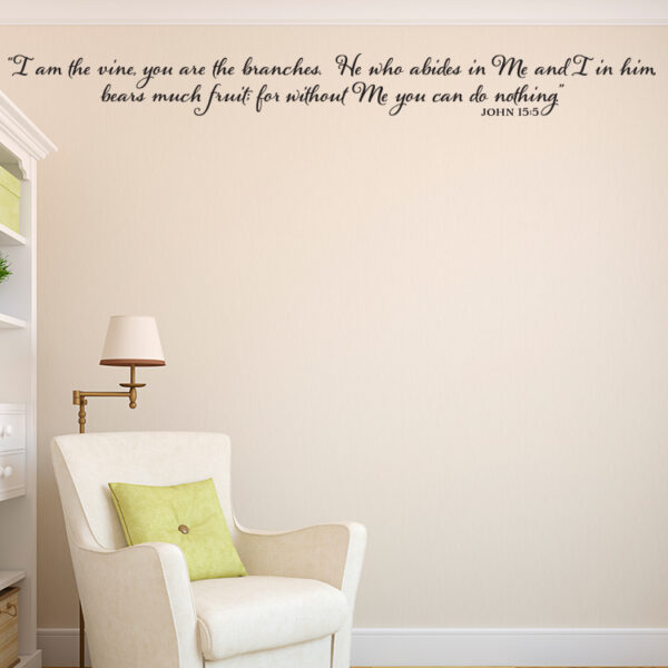 John 15v5 Vinyl Wall Decal 5
