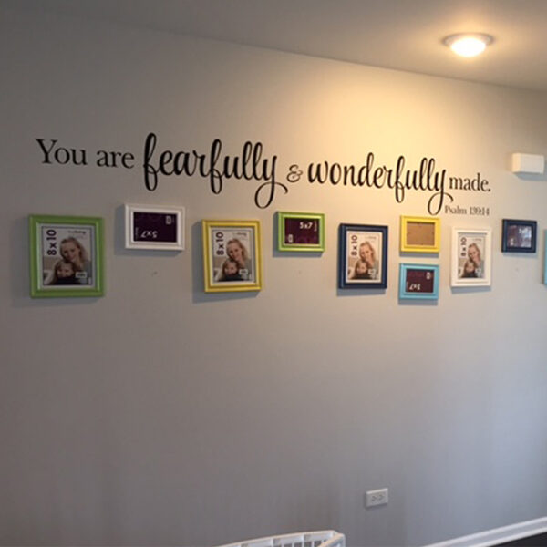 Psalm 139v14 Vinyl Wall Decal 22