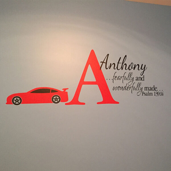 Psalm 139v14 Vinyl Wall Decal 18
