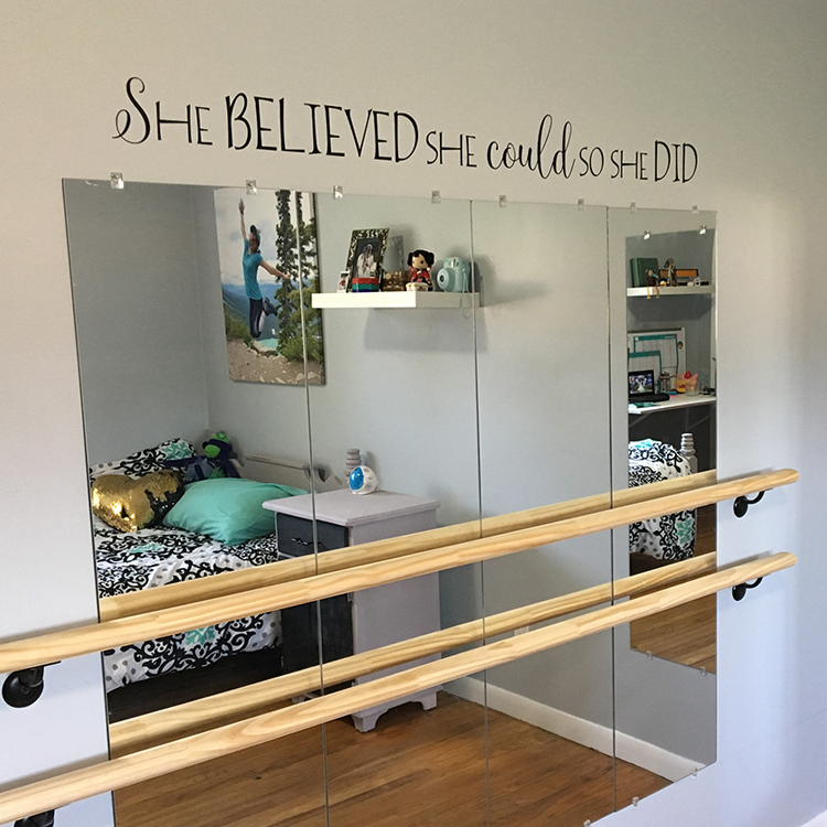 She Believed She Could So She Did Vinyl Wall Decal 3