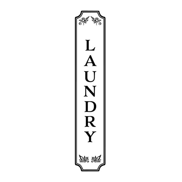 LAUNDRY Sign Vinyl Wall Decal