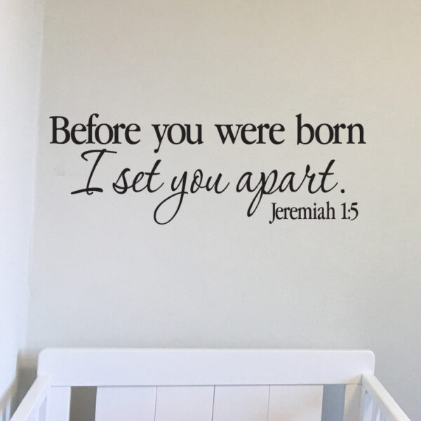 Jeremiah 1v5 Vinyl Wall Decal 25