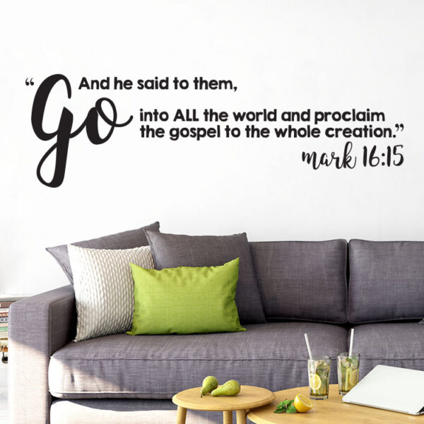 Mark 16v15 Vinyl Wall Decal 4