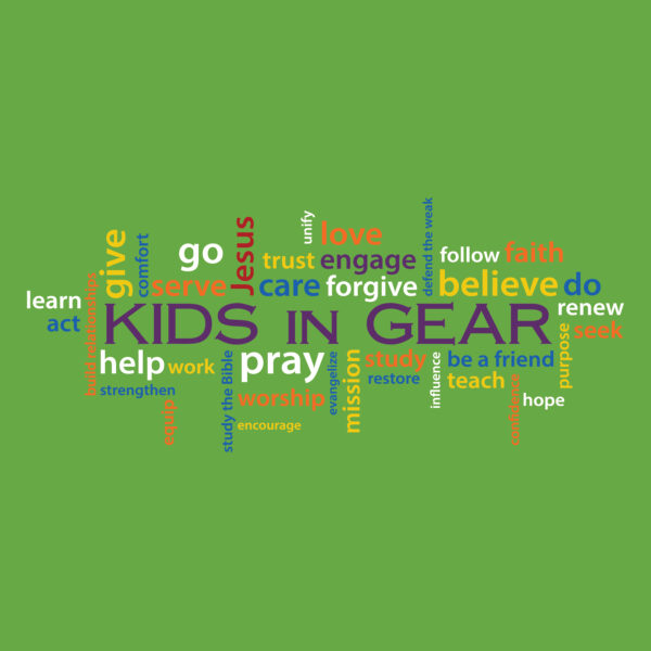 CUSTOM - Word collage - KIDS in GEAR