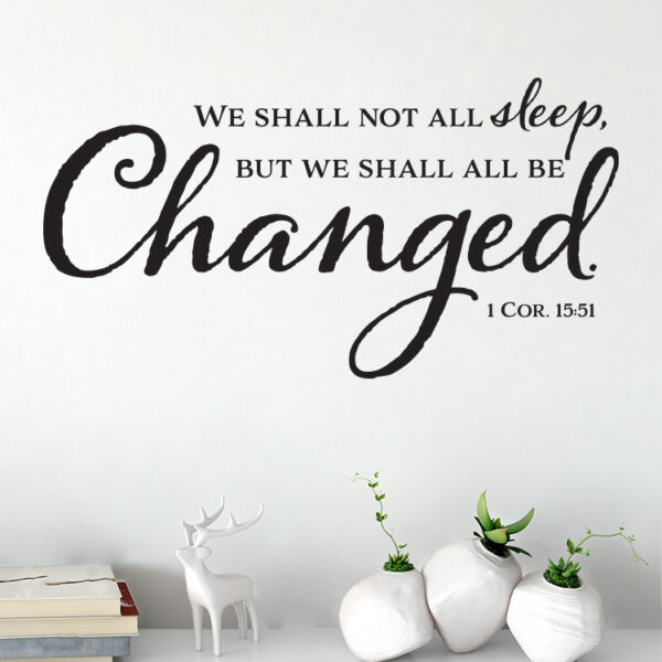 1 Corinthians 15v51 Vinyl Wall Decal
