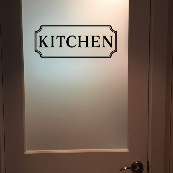 KITCHEN Vinyl Wall Decal