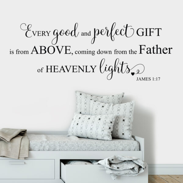 James 1v17 Vinyl Wall Decal 23