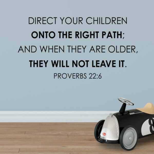 Proverbs 22v6 Vinyl Wall Decal 5