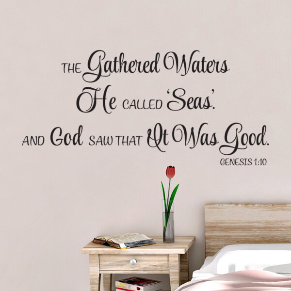 Genesis 1V10 Vinyl Wall Decal