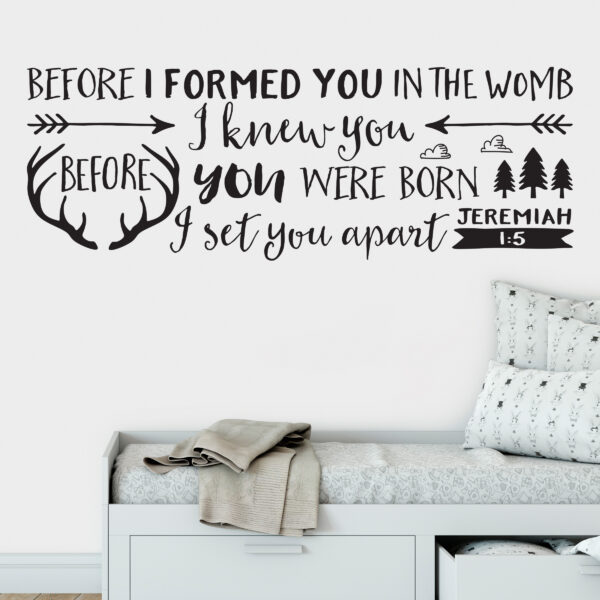 Jeremiah 1v5 Vinyl Wall Decal 26