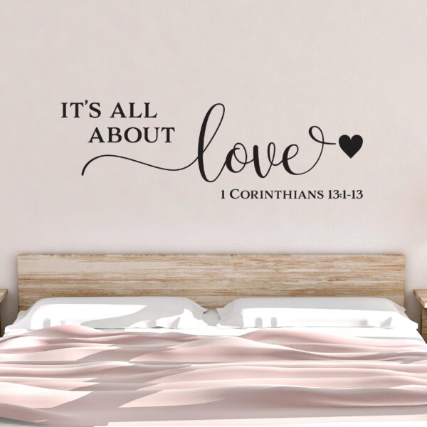 1 Corinthians 13v1-13 Vinyl Wall Decal