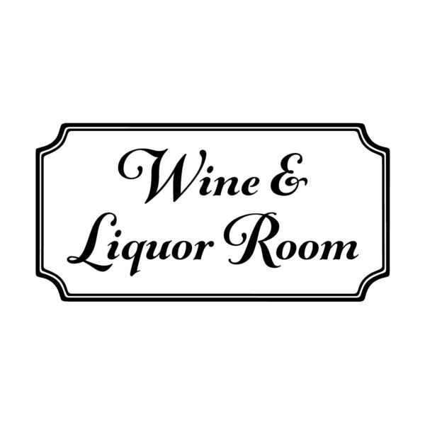 Wine and Liquor Room Vinyl Wall Decal