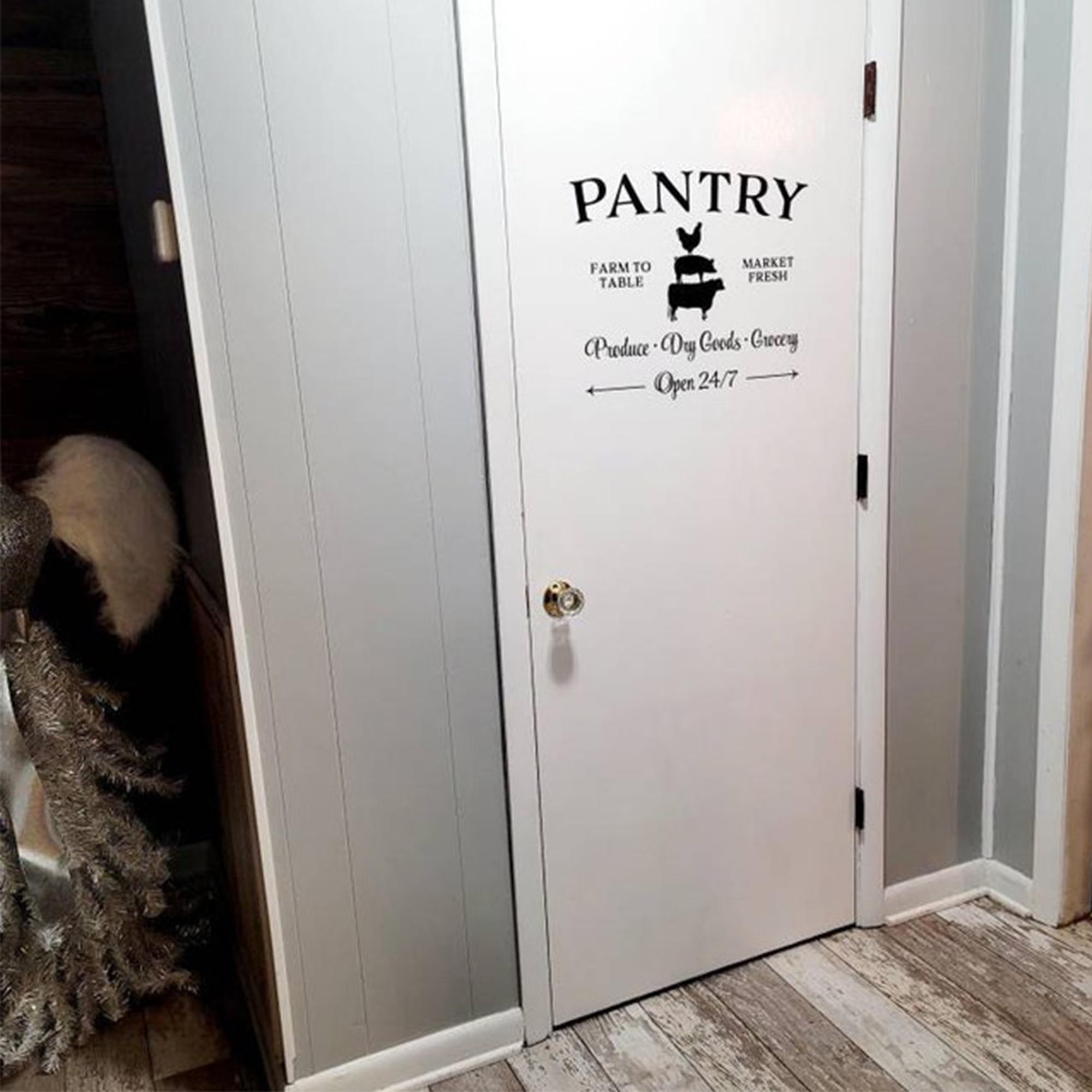 Pantry Farm To Table Market Fresh Produce Kitchen Decor Vinyl Wall Decal Sign - Oracal